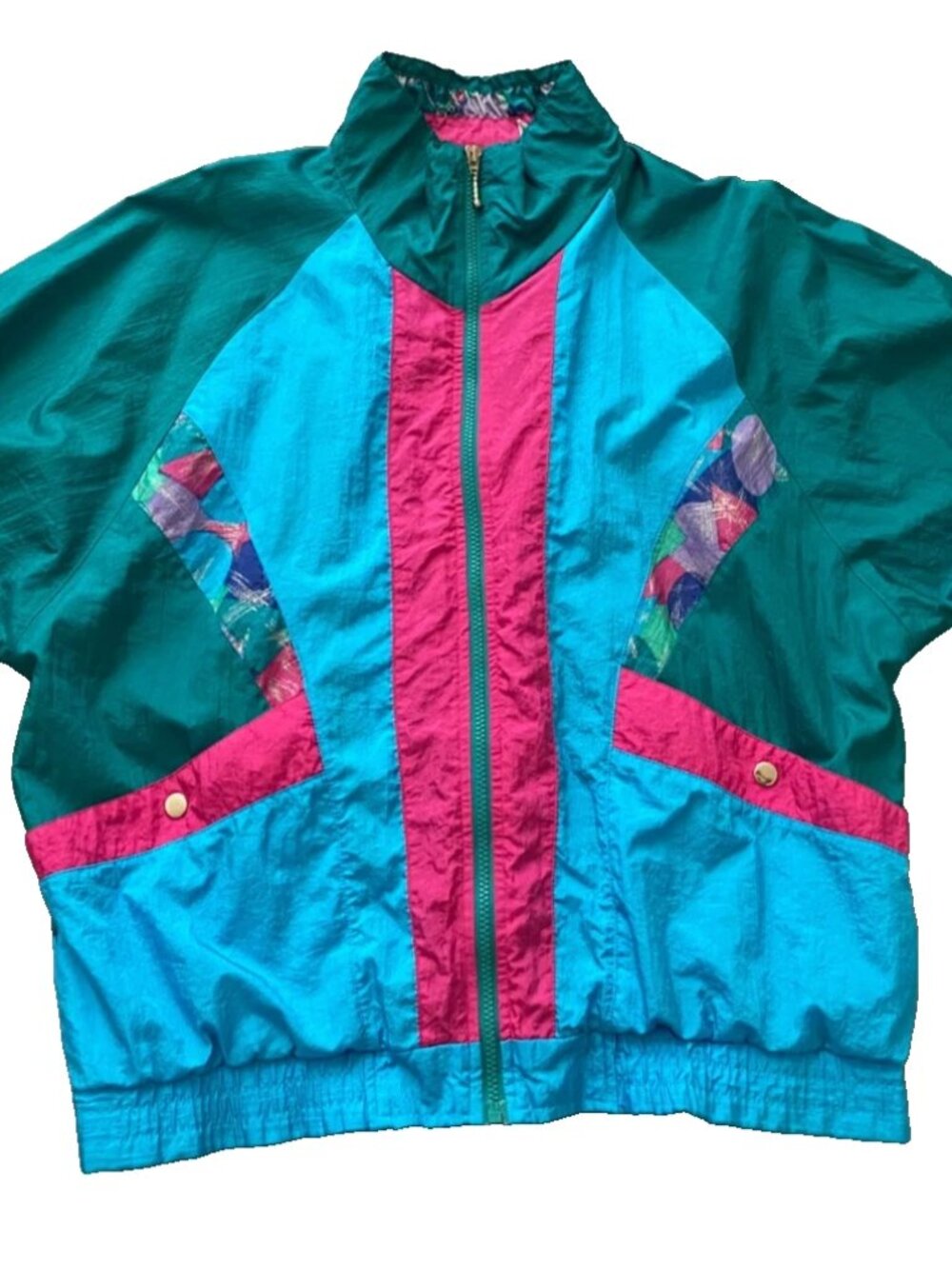 Vintage 90s Colorblock Windbreaker